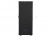 Lanberg Szafa instalacyjna RACK stojąca 19 27U 800X1000 czarna LCD (FLAT PACK)